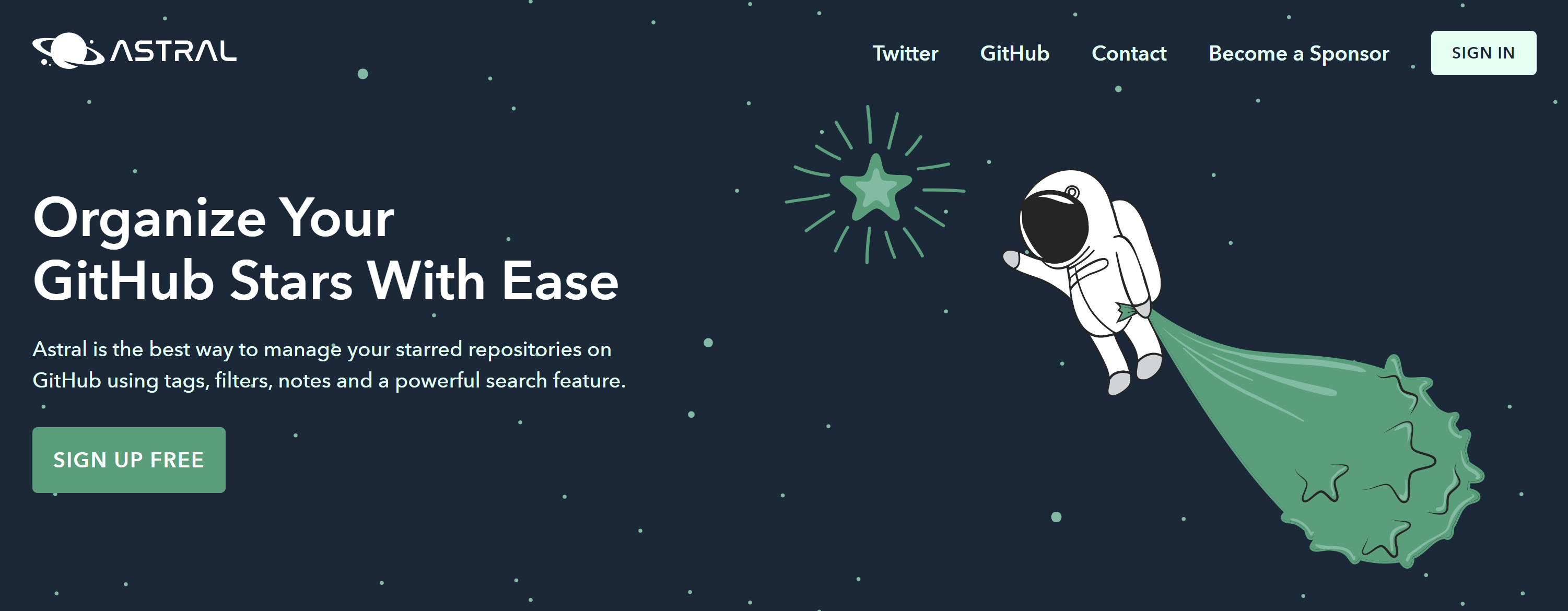 Astral home website.