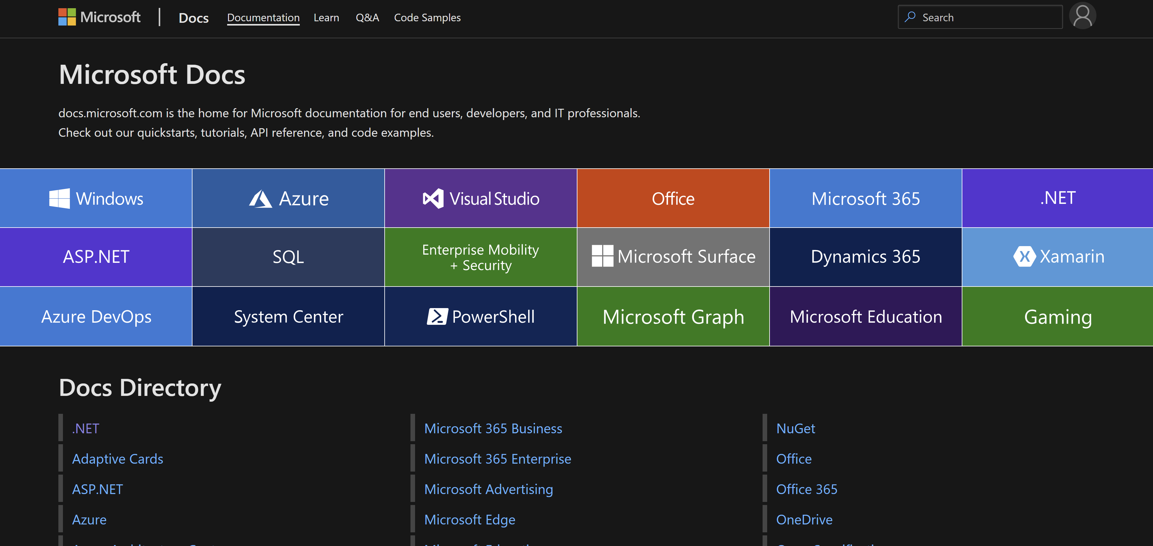 Microsoft Lean website